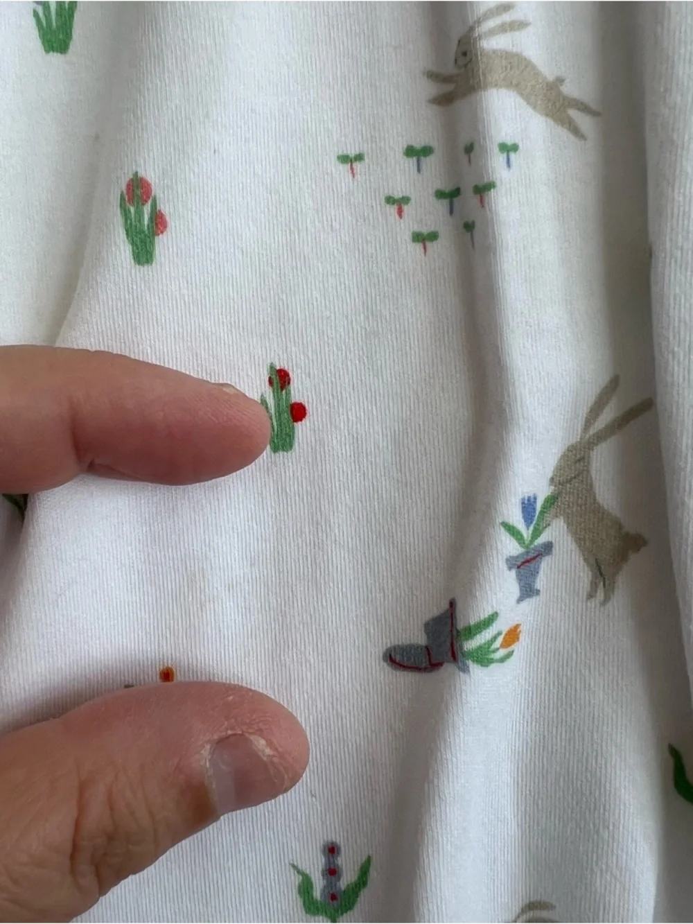 LAKE Infant Pima‎ Cotton Bunnies Spring Pajama Pants Size 4T